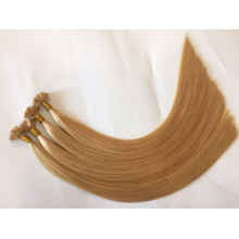 La colle italienne de kératine de double 10-28inch collée 100% Remy cheveux indiens extensions de cheveux de bout plat à vendre